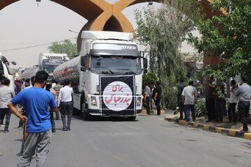 برگزاری مراسم یادبود رانندگان اصفهانی جان‌باخته در حادثه بندر شهید رجایی