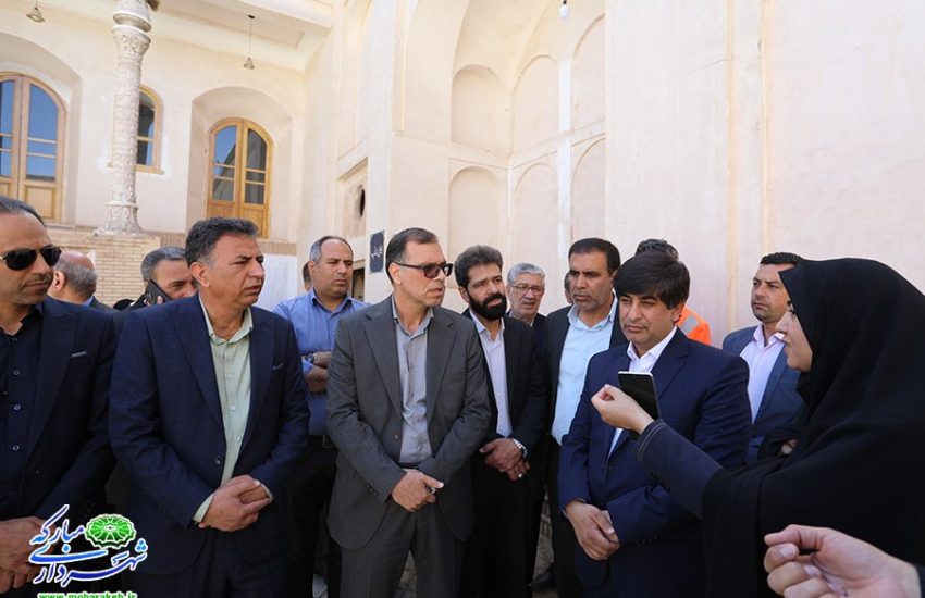 بازدید مدیرعامل شرکت فولاد مبارکه از ارگ تاریخی نهچیر