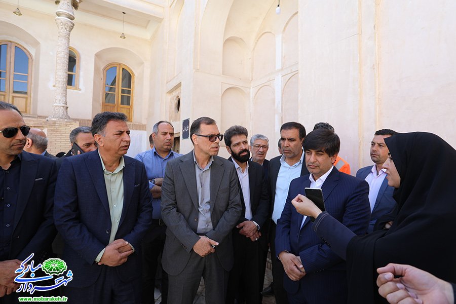 بازدید مدیرعامل شرکت فولاد مبارکه از ارگ تاریخی نهچیر